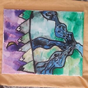 Hand painted Art work Abstract art pieces